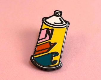 NYC Spray Paint Can Enamel Pin