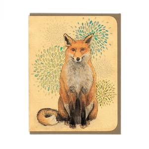 Greeting Card - Red Fox -  Blank Card
