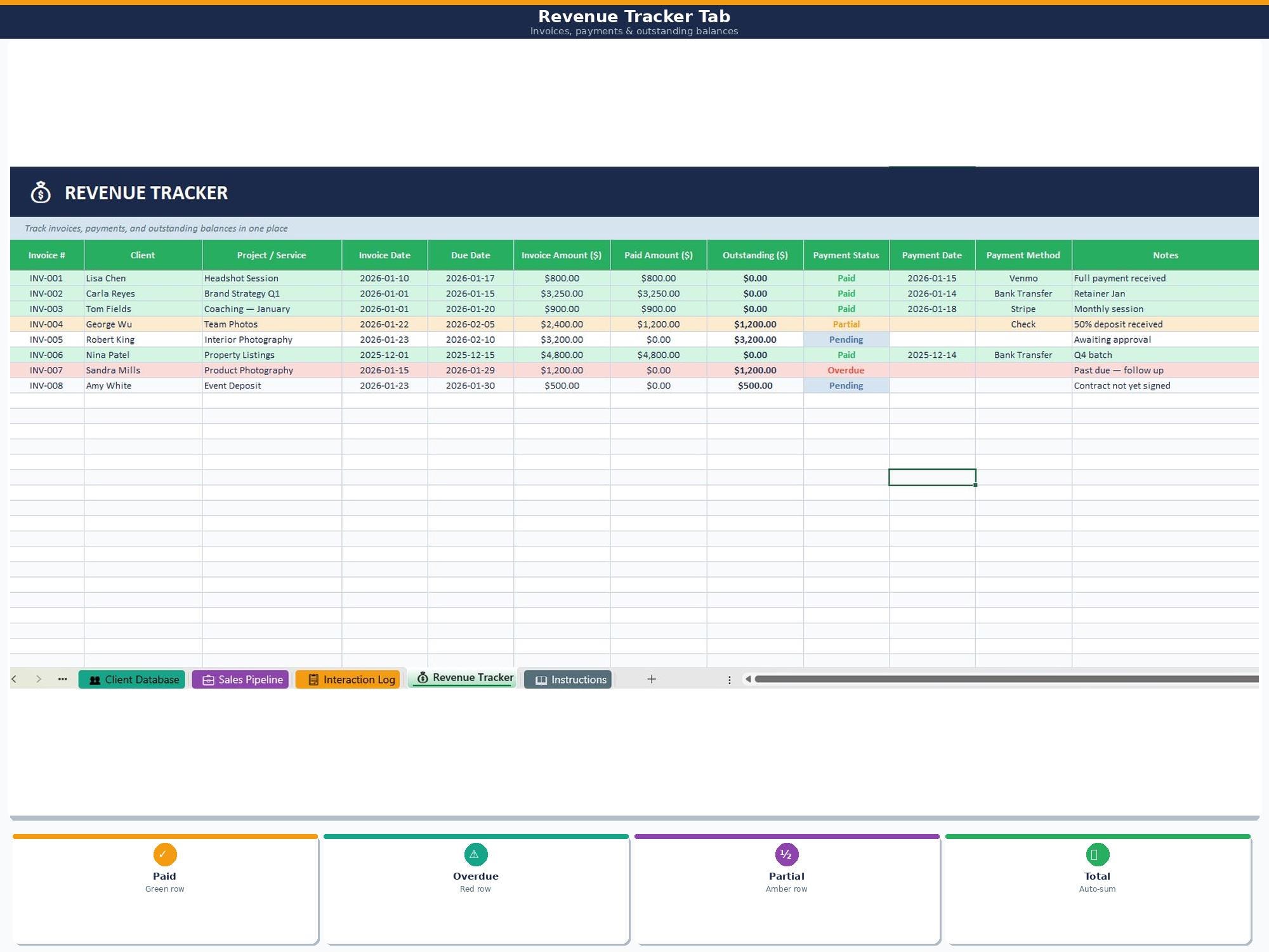 Client Database Spreadsheet Client Database Spreadsheet CRM | Customer Relationship Manager ...