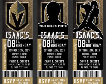 CustomGolden Knights Birthday/Event Invitation!