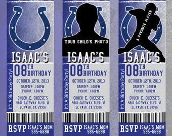 Colts Custom Invitation | NFL Football Party Invite | Birthday Baby Shower Printable