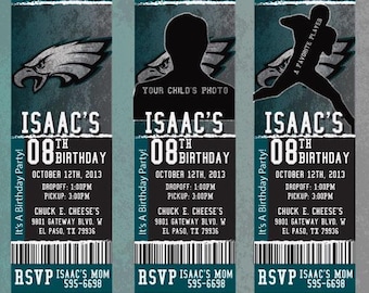 Eagles Custom Invitation | NFL Football Party Invite | Birthday Baby Shower Printable