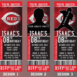 Benutzerdefinierte Reds Geburtstag/Einladung!