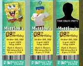 ¡Invitación personalizada de cumpleaños/evento de Bob Esponja!