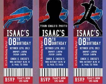 Bills Custom Invitation | NFL Football Party Invite | Birthday Baby Shower Printable