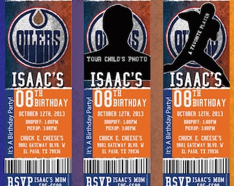 Custom Oilers Birthday/Event Invitation!