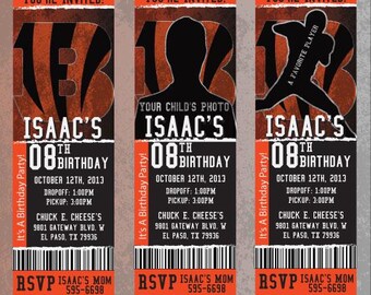 Bengals Custom Invitation | NFL Football Party Invite | Birthday Baby Shower Printable