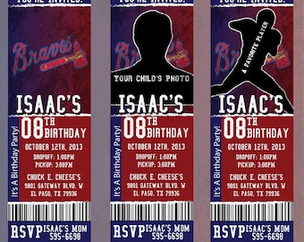 Custom Braves Birthday/Event Invitation!