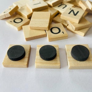 Set of 100 Scrabble Letter Magnets; Unique Gift