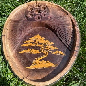 Custom Dice Tray, Solid Wood and Epoxy. image 8