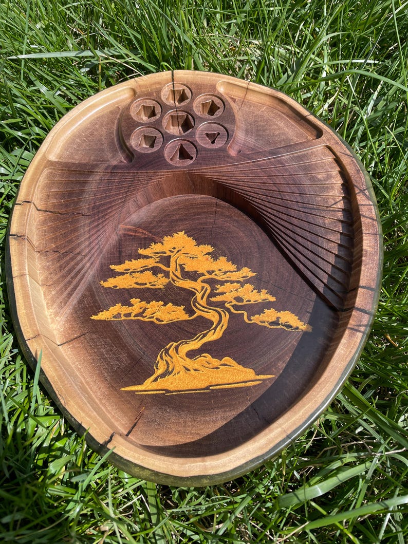 Custom Dice Tray, Solid Wood and Epoxy. image 8