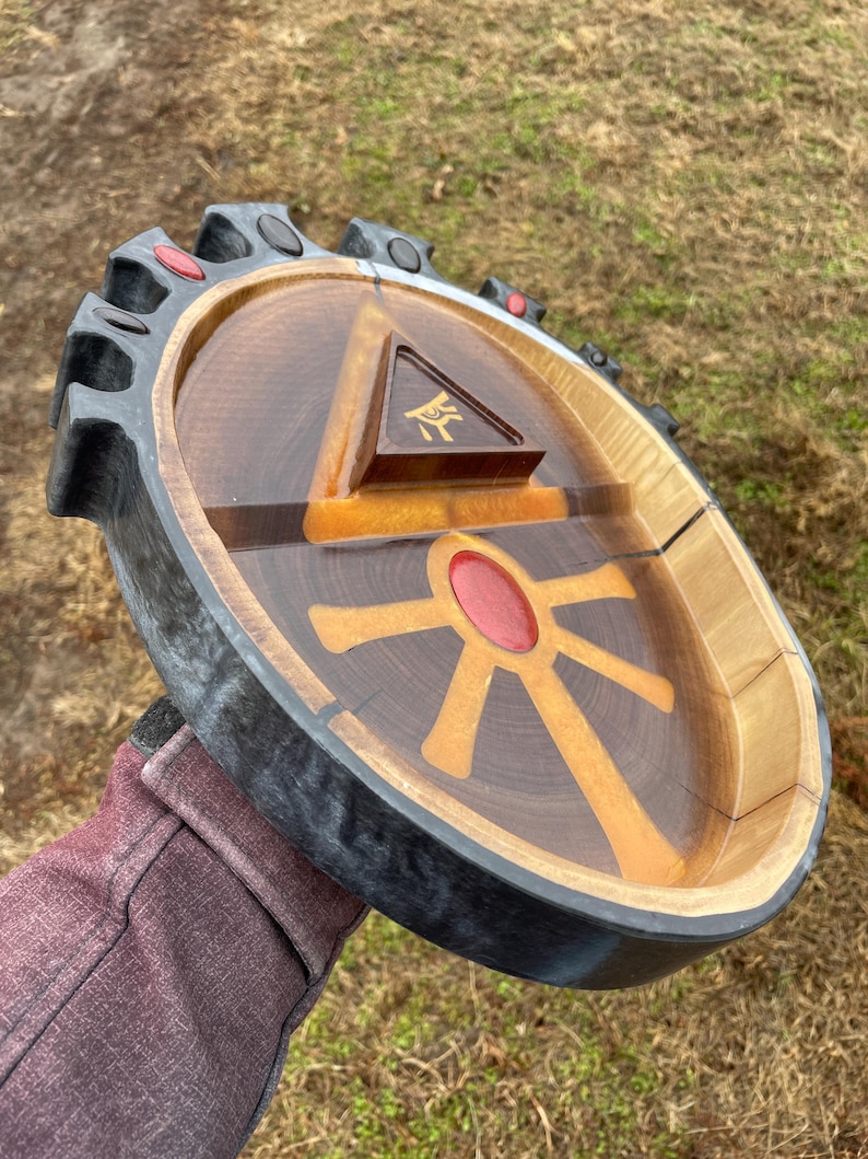 Custom Dice Tray, Solid Wood and Epoxy. image 6