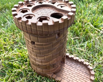 Wooden Dice Tower