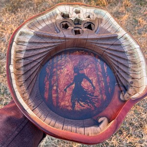 Custom Dice Tray, Solid Wood and Epoxy. image 9