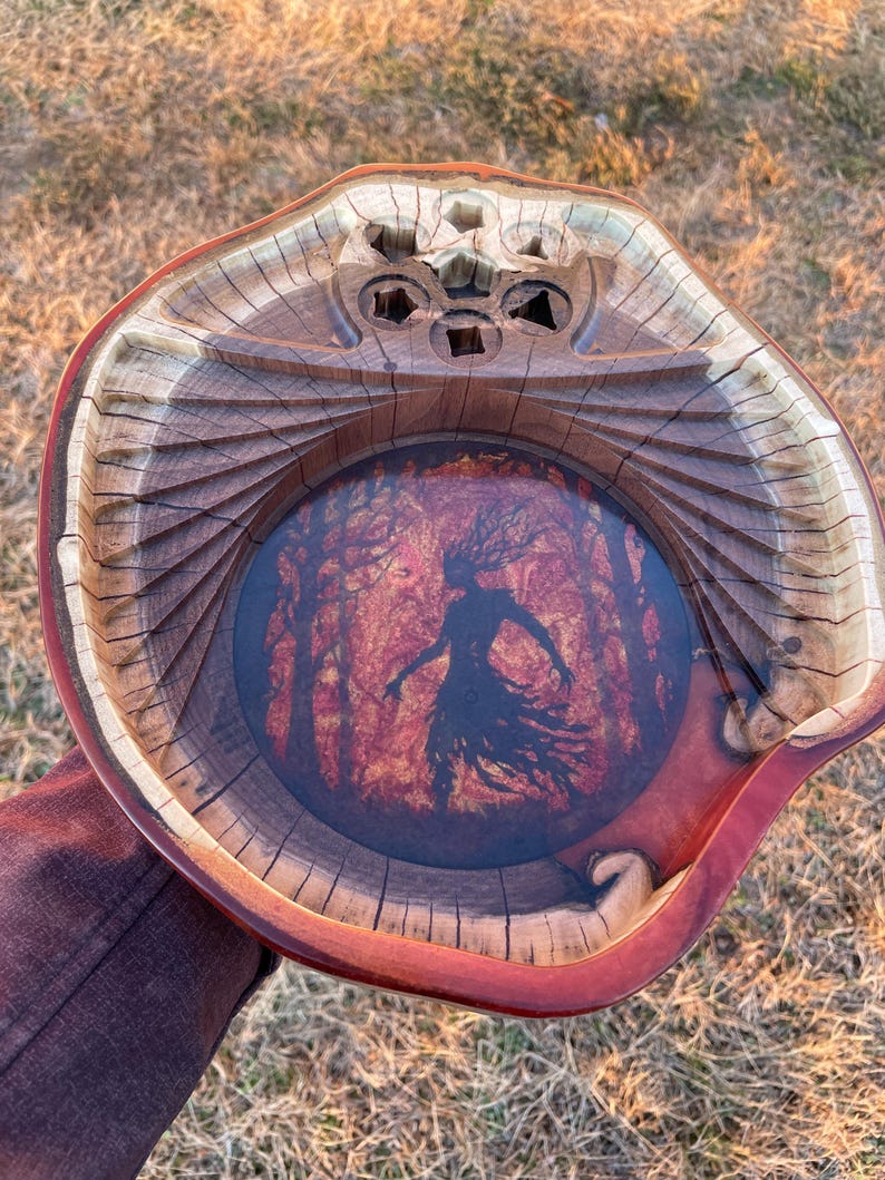 Custom Dice Tray, Solid Wood and Epoxy. image 9