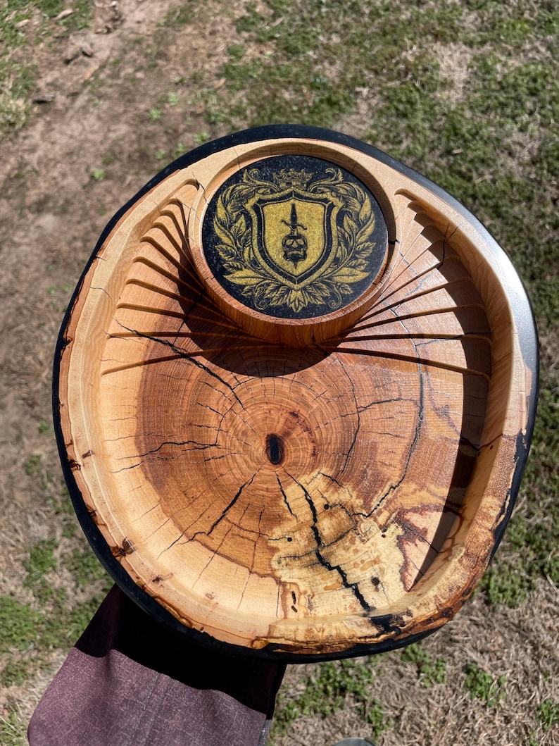 Custom Dice Tray, Solid Wood and Epoxy. image 7