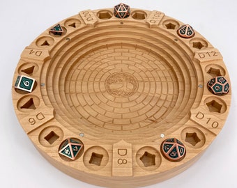 Solid Wood Dice Tray