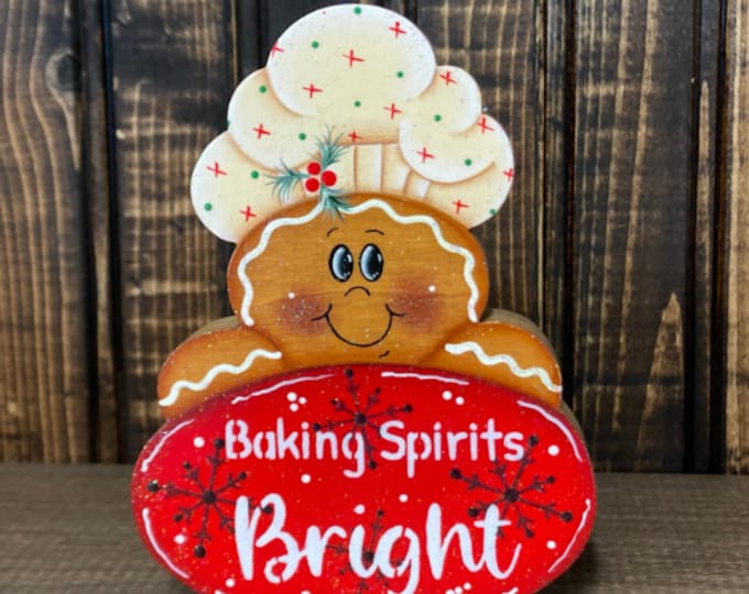 Baking Spirits Bright Gingerbread - Tiered Tray Decor - Christmas ...