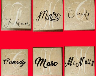 custom tile coasters etsy