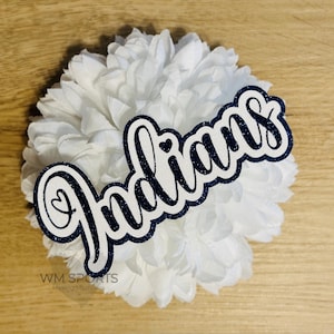 Custom WORD Glitter cutout for Homecoming Mum | HOCO | Custom Mum/Garter Decoration | Mum Accessory | Homecoming Mum Centerpiece