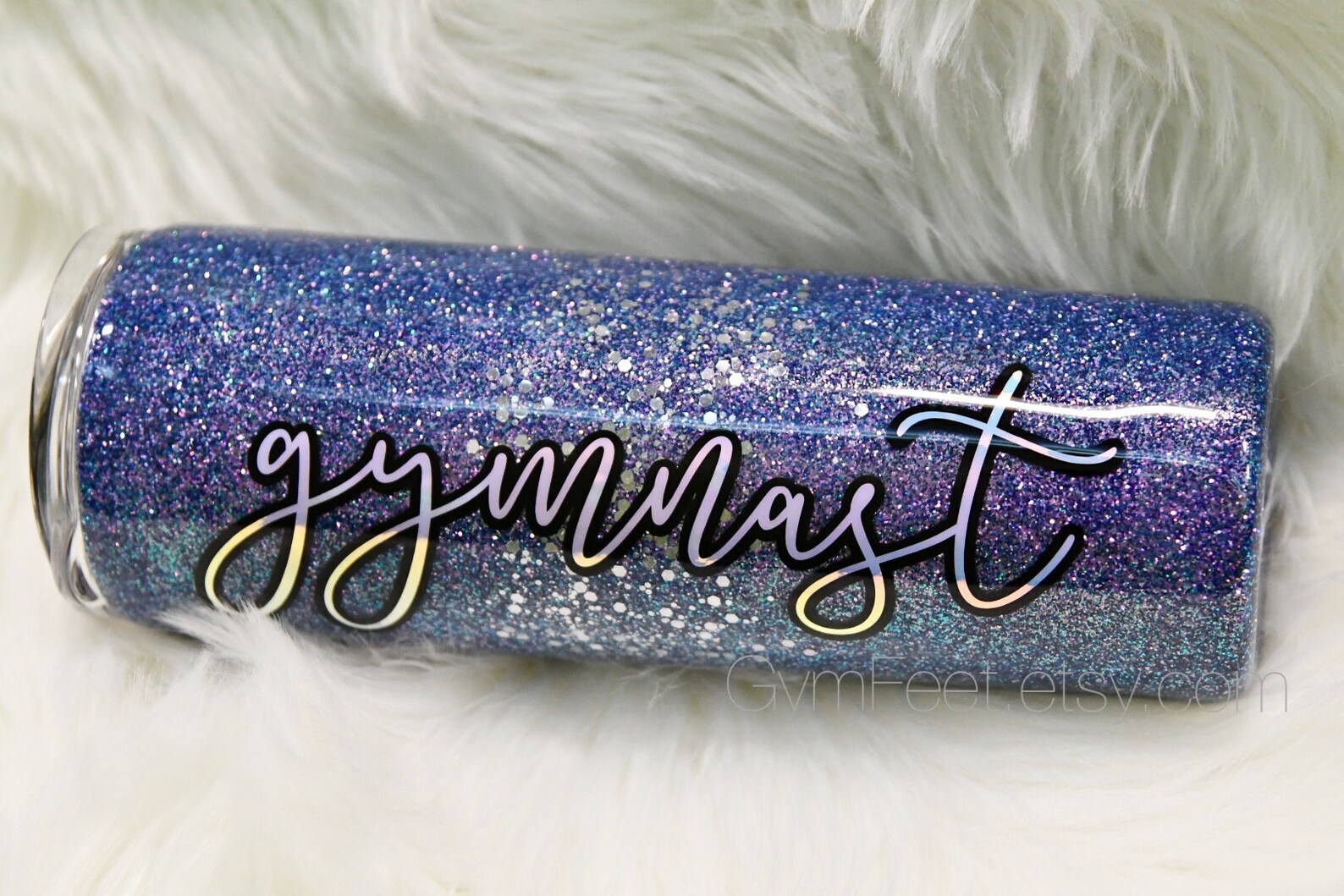 Gymnastics glitter tumbler FREE SHIPPING Gymnast tumbler Etsy
