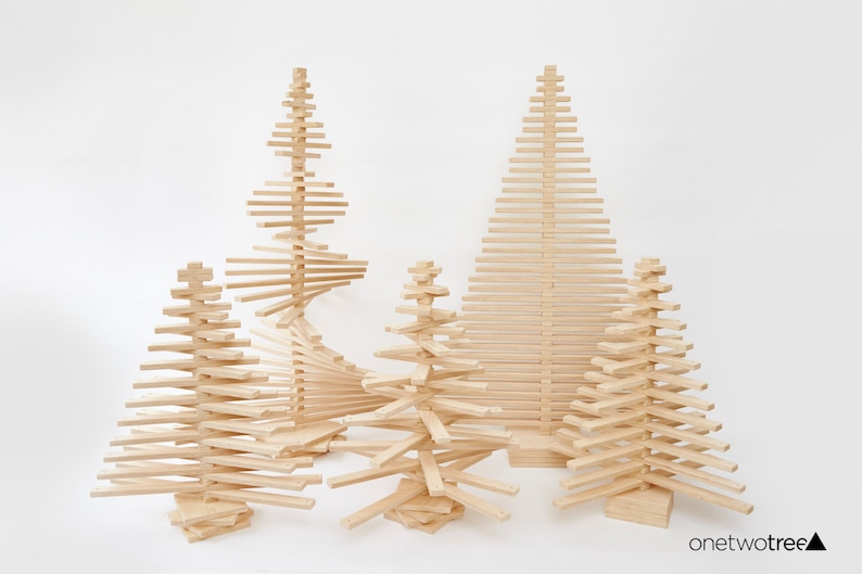 Wooden Christmas Tree, Eco Friendly and Modern Christmas Tree, Sustainably Handcrafted in Australia, Contemporary Christmas Tree, Minimalist image 10