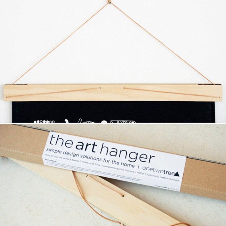 Art Wall Hanging for Tapestry & Prints Wooden Art Hanger Etsy UK