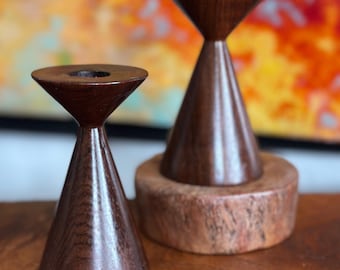 Mid Century Modern Rudy Osolnik Style Candlesticks