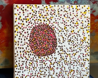 Original Abstract Expressionist by Mort Lampert, Mid Century Modern