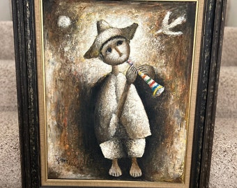 Jesus Ortiz Tajonar original oil on canvas framed