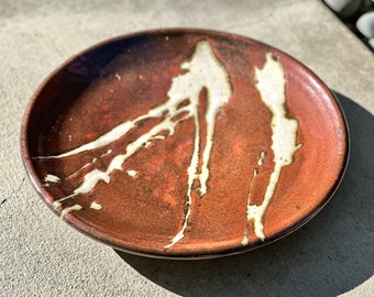 Joel Edwards Artisan Pottery plate, Mid Century Modern
