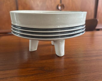 Vintage Japanese Suiban Style Ikebana Vase, Mid Century Modern