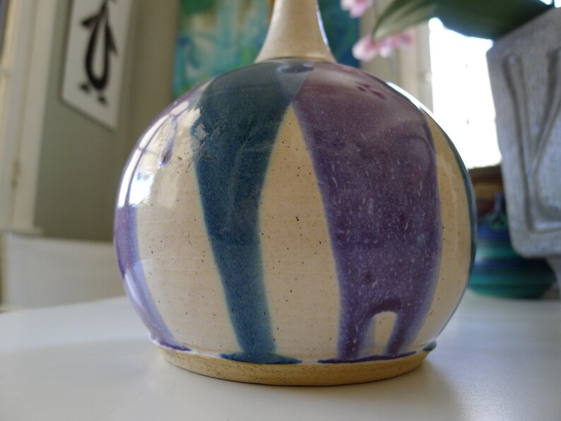 Mid Century Modern Studio Art Pottery Vase Weedpot, Signed Marcus - Etsy