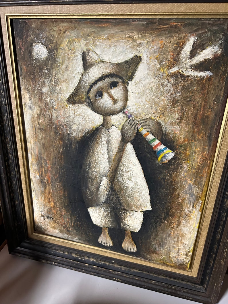 Jesus Ortiz Tajonar original oil on canvas framed image 3