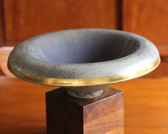 Museum quality ceramic luster bowl by Carol Mcfarlan