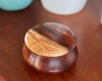 Larry De Luz Hawaiian Koa Wood covered Box