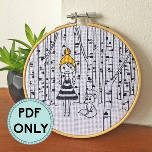 Girl in the Forest PDF Pattern