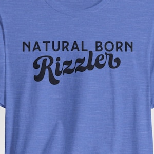 Natural Born Rizzler Unisex Short Sleeve Tee | Father&#39;s Day Shirt | Middle School Short | Skibidi Rizz | Teacher Gift | Graduation gift