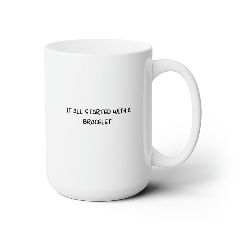 Taylor and Travis Love Story Mug 15oz | Gift | Swift | Chiefs image 4