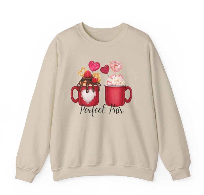 Perfect Pair Coffee Valentine's Day Unisex Short Sleeve Tee Valentine's