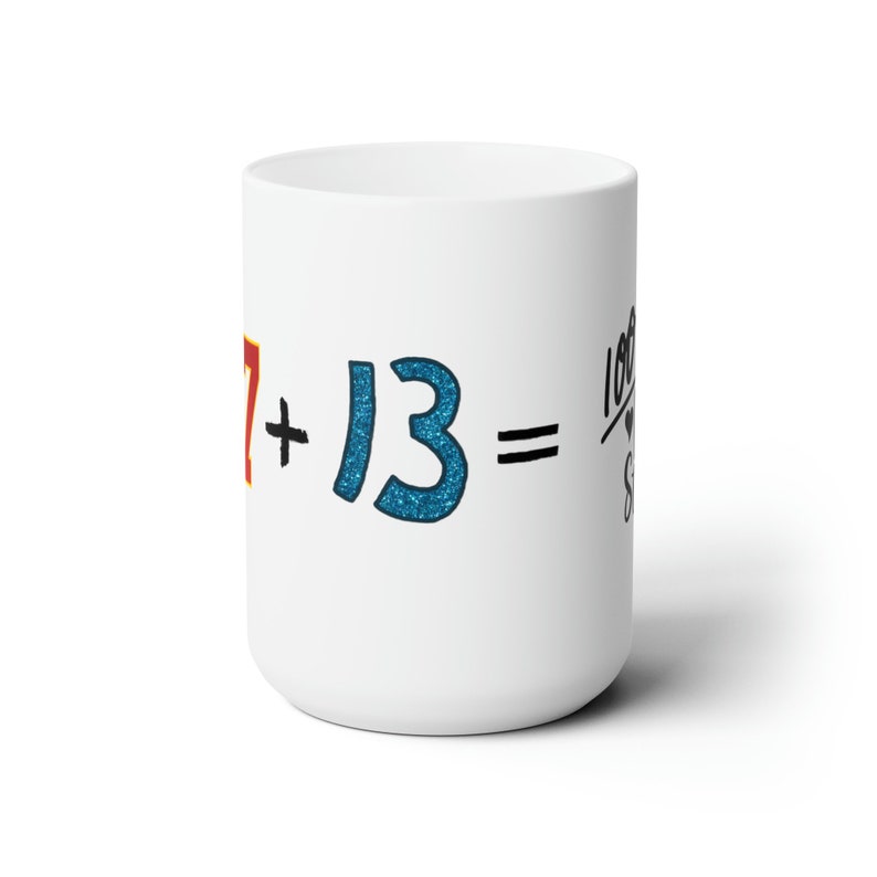 Travis + Taylor Love Story Mug 15oz | Eras Mug | Gift | Swiftie Mug | Swift | Chiefs | Taylor Fan Mug image 2