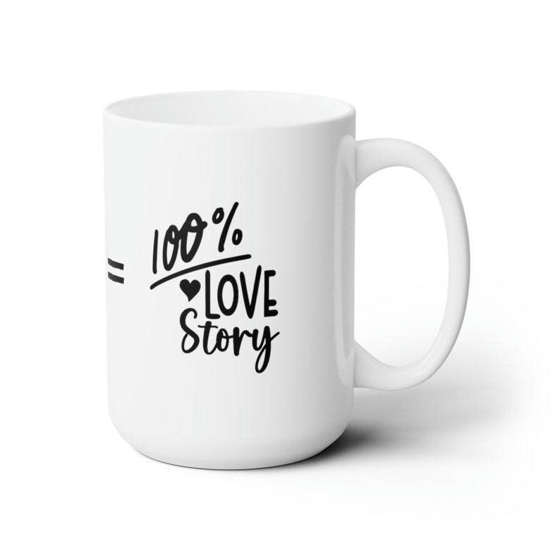 Travis + Taylor Love Story Mug 15oz | Eras Mug | Gift | Swiftie Mug | Swift | Chiefs | Taylor Fan Mug image 3