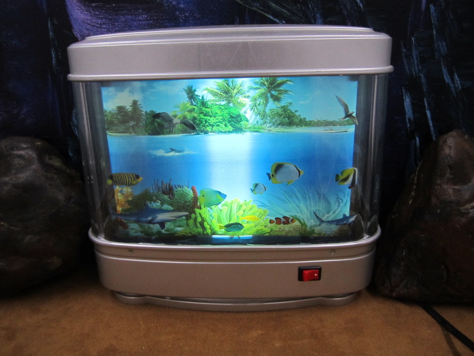 Miniature Aquarium/doll House Aquarium/dollhouse Fish Bowl/mini Fish  Tank/1:12 Scale/modern Doll House 