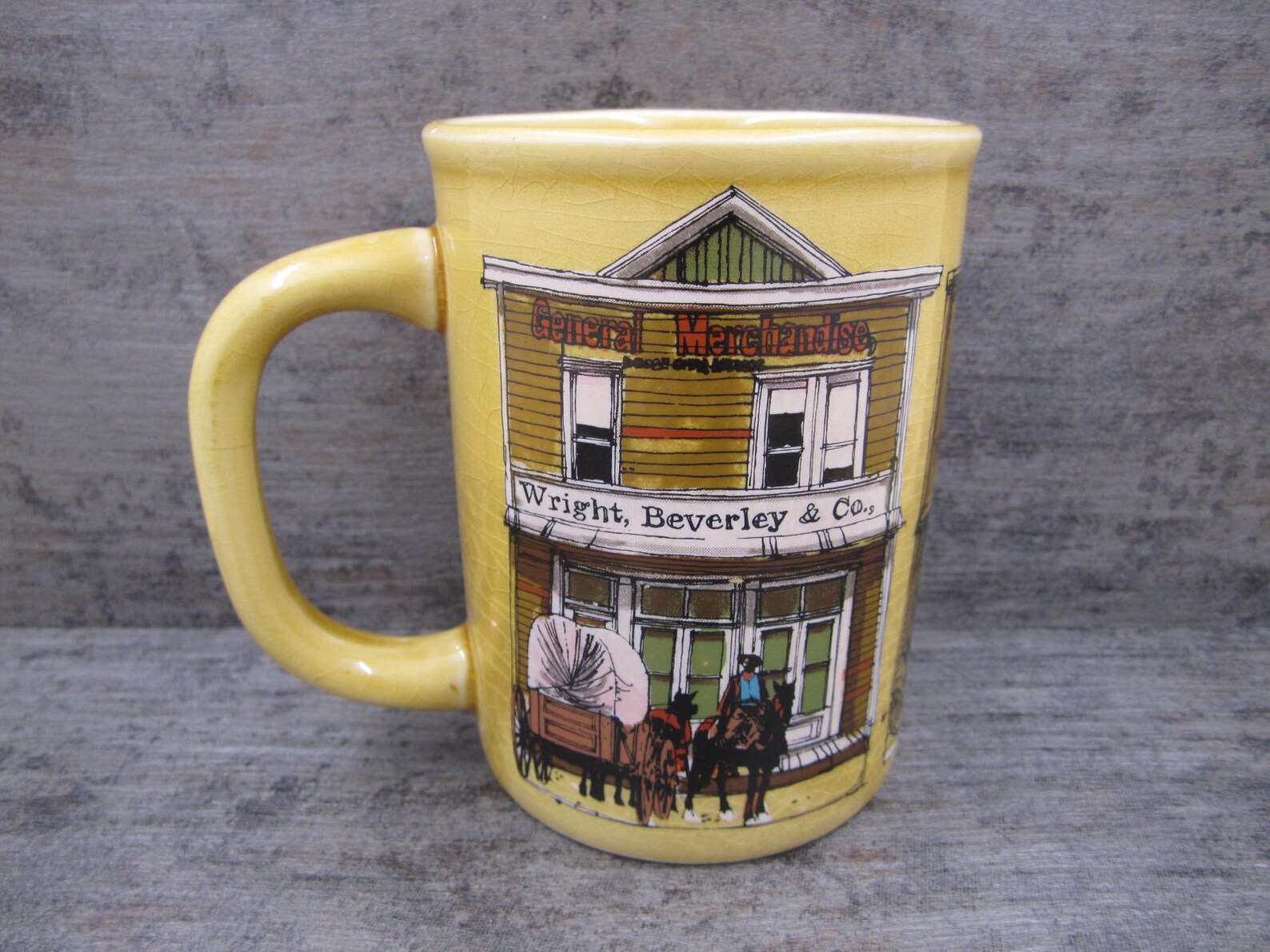 1980 Enesco Old West Main Street Coffee mug Etsy.de