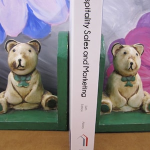Vintage Teddy Bookends