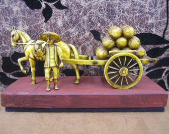 Horse Cart Showpiece Etsy