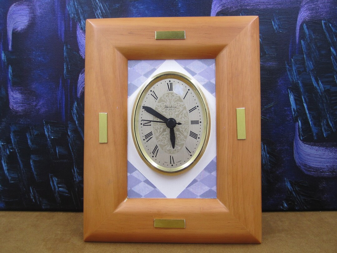 Heirloom Vintage Quartz Clock Made in West Germany Etsy