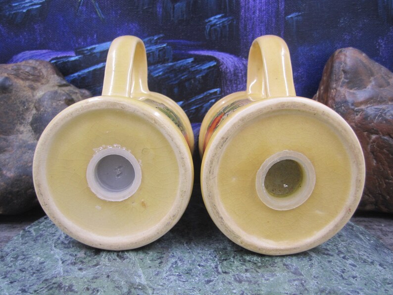 Large country style salt and pepper shakers