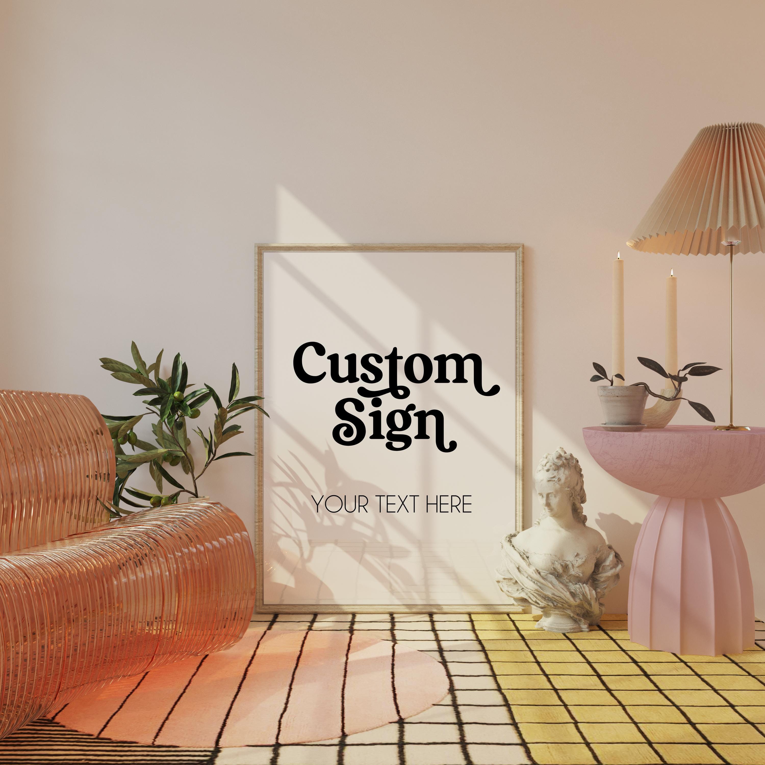 EDITABLE Custom Sign for Party Parties Weddings Events Editable ...