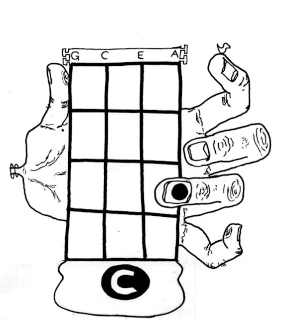 40 Coloring Book Ukulele HD
